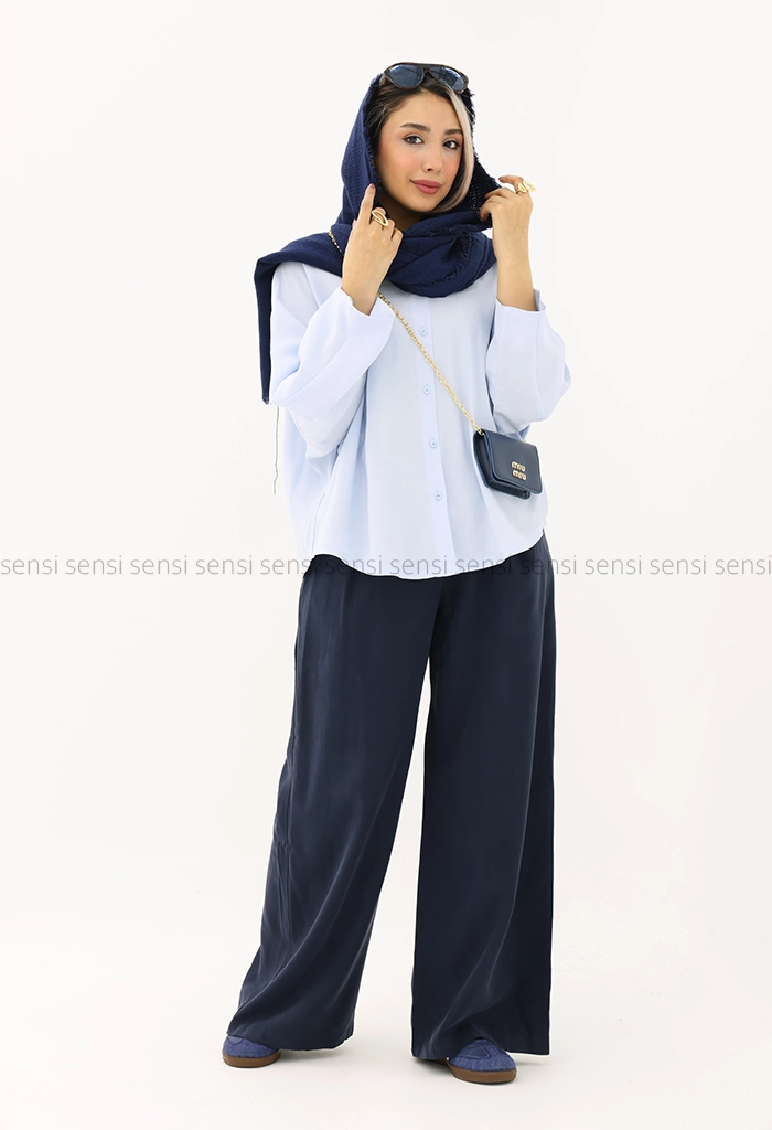 شلوار بگ قاپک سیلک کد1005284